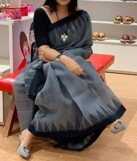 Shiuli Flower Monipuri Saree