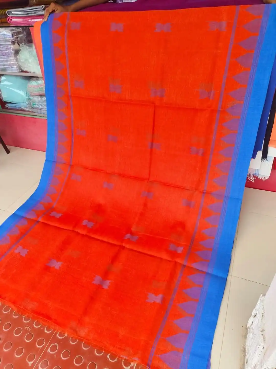 Shiuli Flower Monipuri Saree